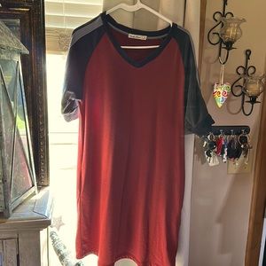 Shirt material dress